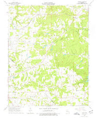 Sprott Missouri Historical topographic map, 1:24000 scale, 7.5 X 7.5 Minute, Year 1964