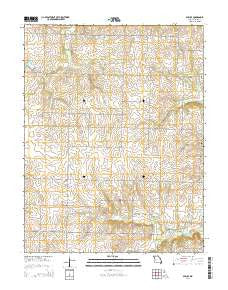Spruce Missouri Current topographic map, 1:24000 scale, 7.5 X 7.5 Minute, Year 2014