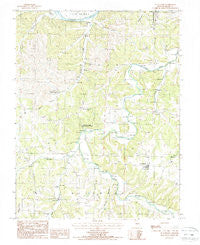 St. Anthony Missouri Historical topographic map, 1:24000 scale, 7.5 X 7.5 Minute, Year 1987