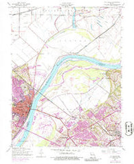 St. Charles Missouri Historical topographic map, 1:24000 scale, 7.5 X 7.5 Minute, Year 1954