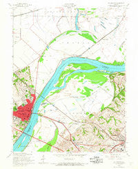 St. Charles Missouri Historical topographic map, 1:24000 scale, 7.5 X 7.5 Minute, Year 1954