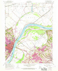 St. Charles Missouri Historical topographic map, 1:24000 scale, 7.5 X 7.5 Minute, Year 1954