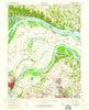 St. Charles Missouri Historical topographic map, 1:62500 scale, 15 X 15 Minute, Year 1954