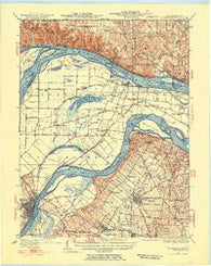 St. Charles Missouri Historical topographic map, 1:62500 scale, 15 X 15 Minute, Year 1927