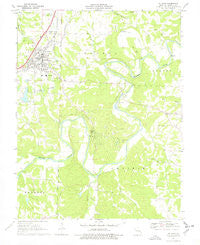 St. Clair Missouri Historical topographic map, 1:24000 scale, 7.5 X 7.5 Minute, Year 1969