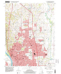 St. Joseph North Missouri Historical topographic map, 1:24000 scale, 7.5 X 7.5 Minute, Year 1997