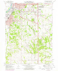 St. Joseph South Missouri Historical topographic map, 1:24000 scale, 7.5 X 7.5 Minute, Year 1971