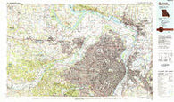 St Louis Missouri Historical topographic map, 1:100000 scale, 30 X 60 Minute, Year 1985
