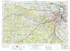 St. Louis Missouri Historical topographic map, 1:250000 scale, 1 X 2 Degree, Year 1963
