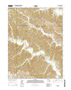 Stahl Missouri Current topographic map, 1:24000 scale, 7.5 X 7.5 Minute, Year 2015