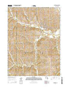Stanberry Missouri Current topographic map, 1:24000 scale, 7.5 X 7.5 Minute, Year 2014