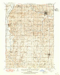Stanberry Missouri Historical topographic map, 1:62500 scale, 15 X 15 Minute, Year 1939