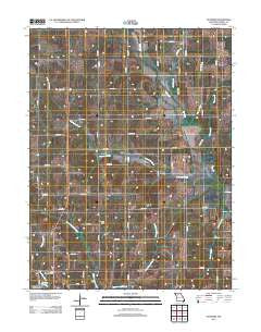 Standish Missouri Historical topographic map, 1:24000 scale, 7.5 X 7.5 Minute, Year 2012
