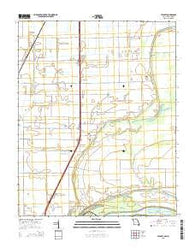 Stanley Missouri Current topographic map, 1:24000 scale, 7.5 X 7.5 Minute, Year 2015