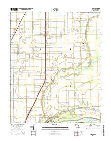 Stanley Missouri Current topographic map, 1:24000 scale, 7.5 X 7.5 Minute, Year 2015