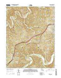 Stanton Missouri Current topographic map, 1:24000 scale, 7.5 X 7.5 Minute, Year 2015