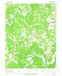 Stanton Missouri Historical topographic map, 1:24000 scale, 7.5 X 7.5 Minute, Year 1965
