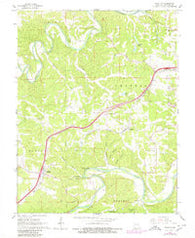 Stanton Missouri Historical topographic map, 1:24000 scale, 7.5 X 7.5 Minute, Year 1965
