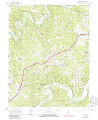 Stanton Missouri Historical topographic map, 1:24000 scale, 7.5 X 7.5 Minute, Year 1965