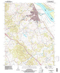Ste Genevieve Missouri Historical topographic map, 1:24000 scale, 7.5 X 7.5 Minute, Year 1993