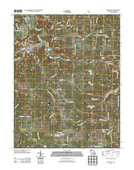 Steelville Missouri Historical topographic map, 1:24000 scale, 7.5 X 7.5 Minute, Year 2011