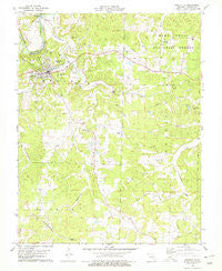 Steelville Missouri Historical topographic map, 1:24000 scale, 7.5 X 7.5 Minute, Year 1978