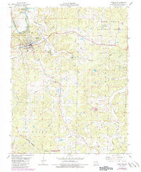 Steelville Missouri Historical topographic map, 1:24000 scale, 7.5 X 7.5 Minute, Year 1978