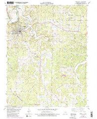 Steelville Missouri Historical topographic map, 1:24000 scale, 7.5 X 7.5 Minute, Year 1978
