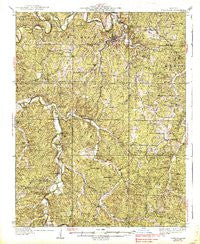 Steelville Missouri Historical topographic map, 1:62500 scale, 15 X 15 Minute, Year 1937