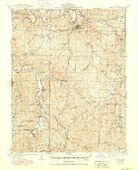 Steelville Missouri Historical topographic map, 1:62500 scale, 15 X 15 Minute, Year 1937