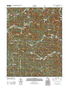 Stegall Mountain Missouri Historical topographic map, 1:24000 scale, 7.5 X 7.5 Minute, Year 2011