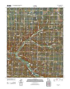 Stella Missouri Historical topographic map, 1:24000 scale, 7.5 X 7.5 Minute, Year 2012