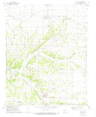 Stella Missouri Historical topographic map, 1:24000 scale, 7.5 X 7.5 Minute, Year 1972