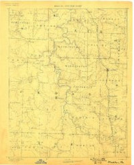 Stockton Missouri Historical topographic map, 1:125000 scale, 30 X 30 Minute, Year 1886