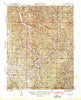 Stone Hill Missouri Historical topographic map, 1:62500 scale, 15 X 15 Minute, Year 1945