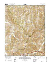 Stoutland Missouri Current topographic map, 1:24000 scale, 7.5 X 7.5 Minute, Year 2015