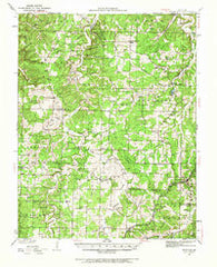 Stoutland Missouri Historical topographic map, 1:62500 scale, 15 X 15 Minute, Year 1933
