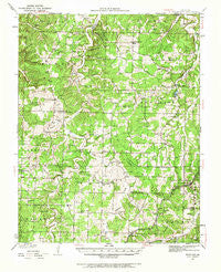 Stoutland Missouri Historical topographic map, 1:62500 scale, 15 X 15 Minute, Year 1933
