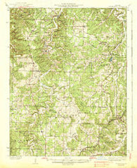 Stoutland Missouri Historical topographic map, 1:62500 scale, 15 X 15 Minute, Year 1938
