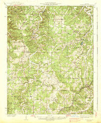 Stoutland Missouri Historical topographic map, 1:62500 scale, 15 X 15 Minute, Year 1938