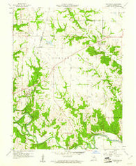 Stoutsville Missouri Historical topographic map, 1:24000 scale, 7.5 X 7.5 Minute, Year 1960