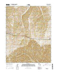 Stover Missouri Current topographic map, 1:24000 scale, 7.5 X 7.5 Minute, Year 2015