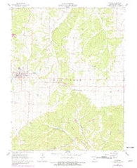 Stover Missouri Historical topographic map, 1:24000 scale, 7.5 X 7.5 Minute, Year 1961