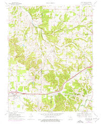 Strafford Missouri Historical topographic map, 1:24000 scale, 7.5 X 7.5 Minute, Year 1970