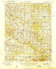 Strafford Missouri Historical topographic map, 1:62500 scale, 15 X 15 Minute, Year 1948