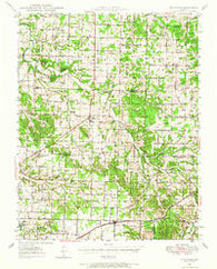 Strafford Missouri Historical topographic map, 1:62500 scale, 15 X 15 Minute, Year 1947