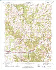 Strafford Missouri Historical topographic map, 1:24000 scale, 7.5 X 7.5 Minute, Year 1970
