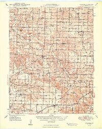 Strafford Missouri Historical topographic map, 1:62500 scale, 15 X 15 Minute, Year 1948