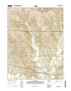 Strasburg Missouri Current topographic map, 1:24000 scale, 7.5 X 7.5 Minute, Year 2014