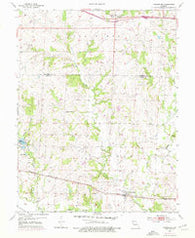 Strasburg Missouri Historical topographic map, 1:24000 scale, 7.5 X 7.5 Minute, Year 1954